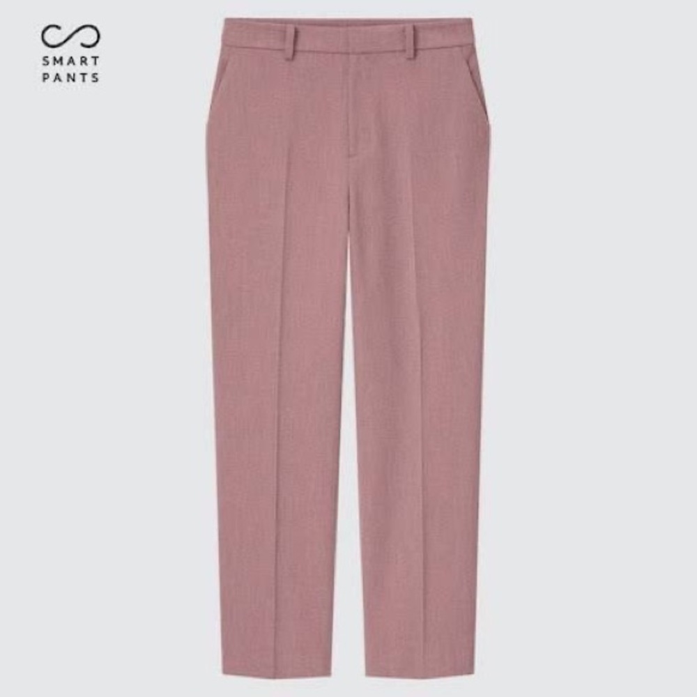 Uniqlo Dusty Pink Smart Tapered Pants Trousers